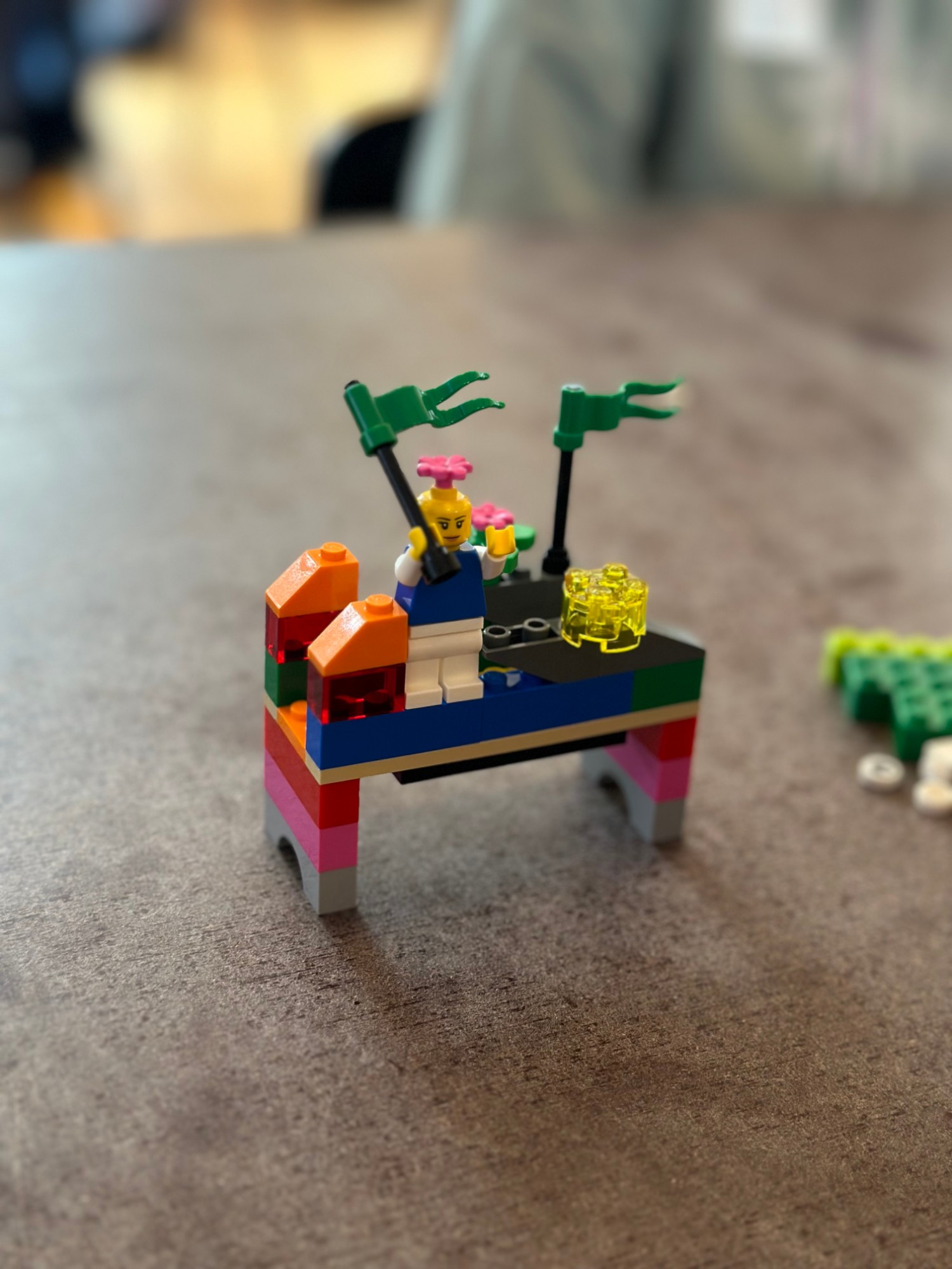 Farbenfrohes LEGO-Modell aus einem LEGO® Serious Play® Kurs